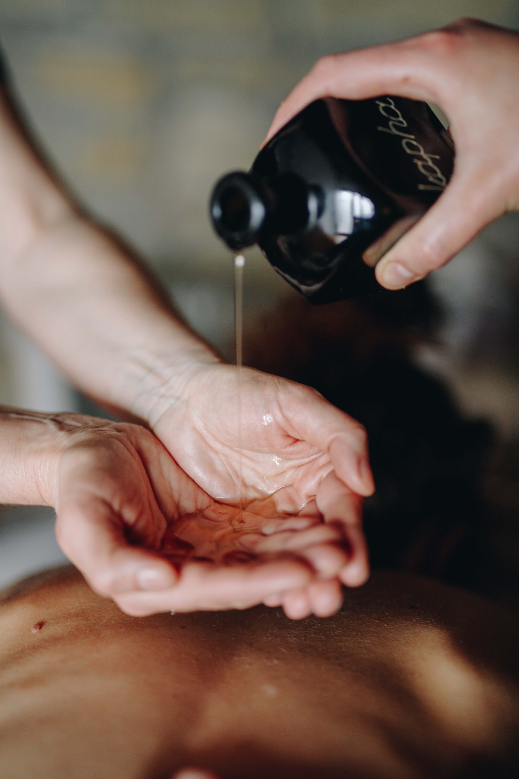 Warm Ayurvedic oil used in daily self-care and retreat therapies